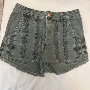 Free People denim shorts